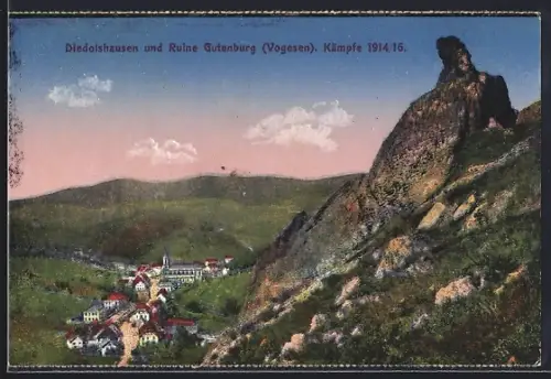 AK Diedolshausen, Ruine Gutenburg