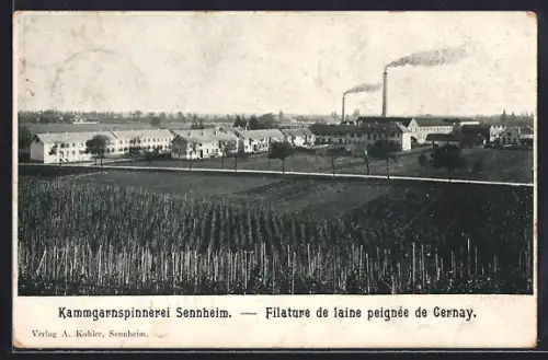 AK Sennheim, Filature de laine peignée