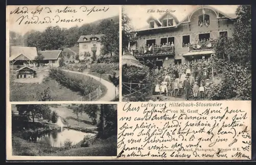 AK Hittelbach-Stossweier, Villa Beau-Séjour, M. Graff