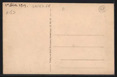 AK Zabern, Partie in der Haupstrasse