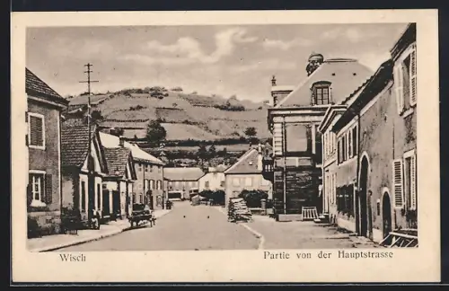 AK Wisch, Partie von der Hauptstrasse