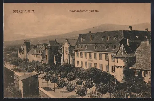 AK Oberehnheim, Blick auf den Kommandantengraben