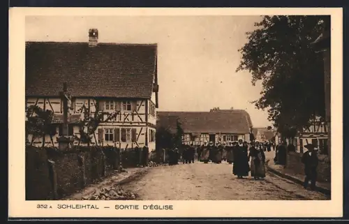 AK Schleithal, Sortie d`église