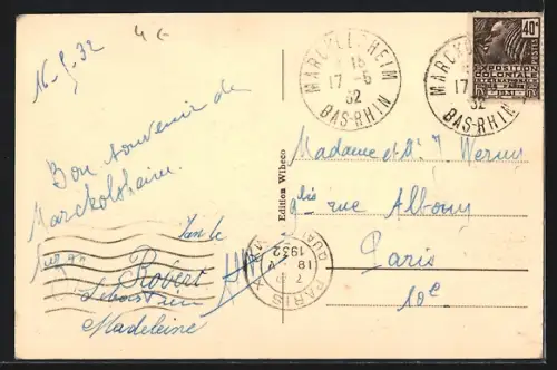 AK Marckolsheim /Bas-Rhin, Mairie