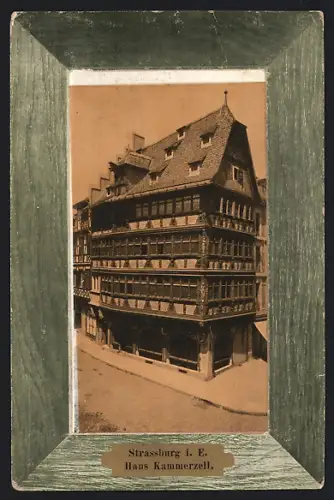 AK Strassburg i. E., Partie am Haus Kammerzell