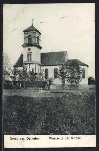 AK Osthofen, Côté ouest de l`église