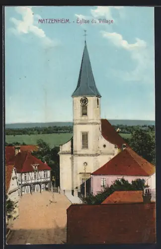 AK Matzenheim, Église du Village