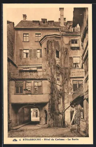 AK Strasbourg, Hôtel du Corbeau, La Sortie