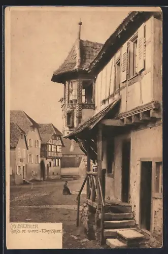 AK Scherweiler, Partie an der Wachstube