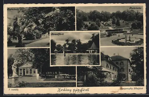 AK Harkány gyógyfürdö, Strandfürdö, Parkrészlet, Osztály