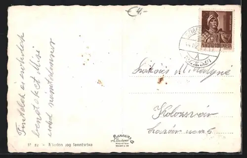 AK Máramarossziget, Látkép, Pénzügyi palota, Leánygimnázium