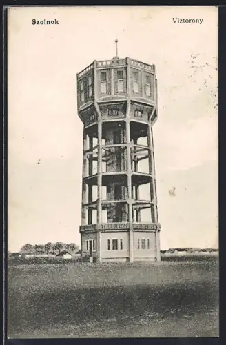 AK Szolnok, Viztorony, Ansicht des Wasserturms