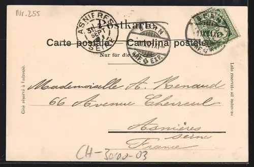 AK Bern, Historisches Museum mit Strassenpartie und Passanten