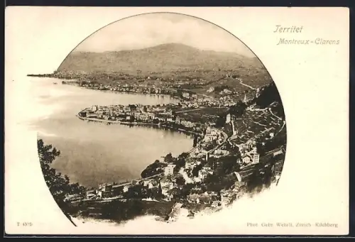 AK Territet, Montreux-Clarens, Panorama