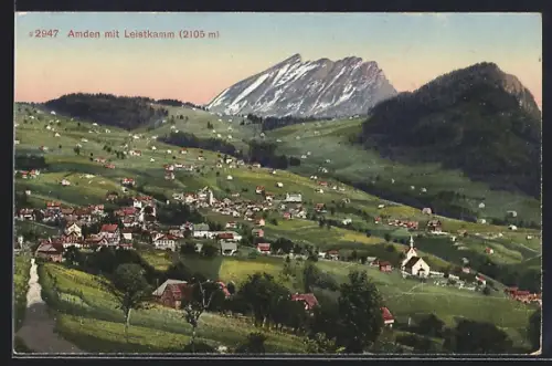 AK Amden, Teilansicht mit Leistkamm