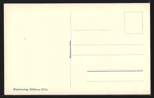 AK Grindelwald, Teilansicht mit Blick auf das Wetterhorn