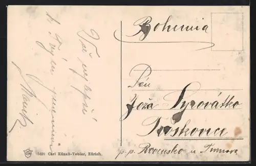 AK Davos, Teilansicht im Schnee