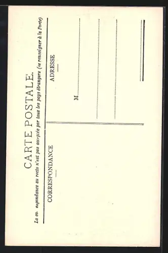 AK Lausanne, Statue de Guillaume Tell