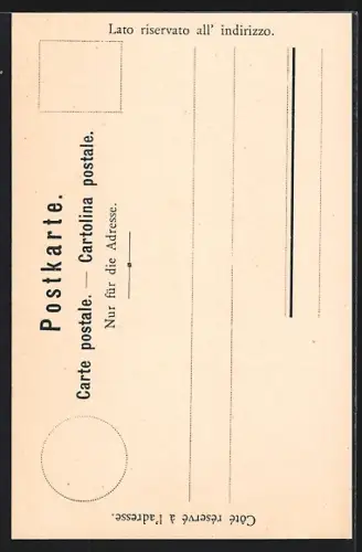 Künstler-AK Balsthal, Burg Falkenstein im Jahre 1734