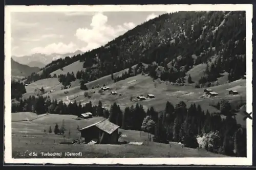 AK Gstaad, Turbachtal mit Bergpanorama