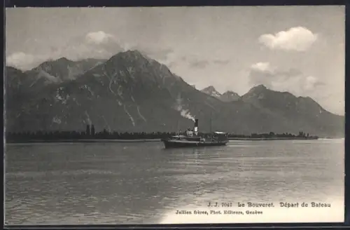 AK Le Bouveret, Départ de Bateau