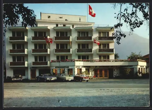 AK Domat /Ems, Hotel Sternen, Frontansicht
