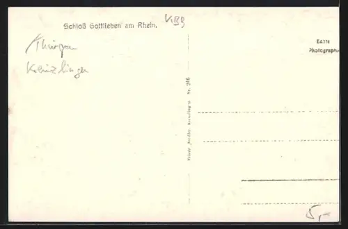 AK Gottlieben am Rhein, Schloss Gottlieben