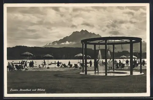 AK Luzern, Strandbad und Pilatus