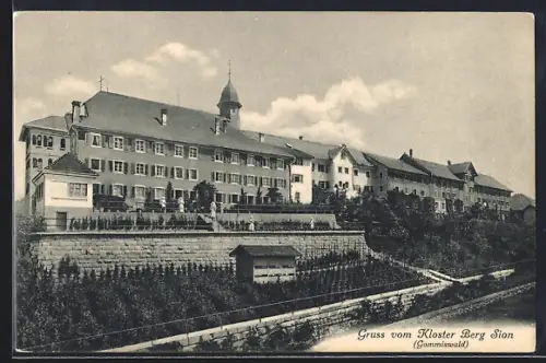 AK Gommiswald, Blick zum Kloster Berg-Sion