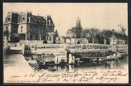 AK Genève, Panorama en hiver
