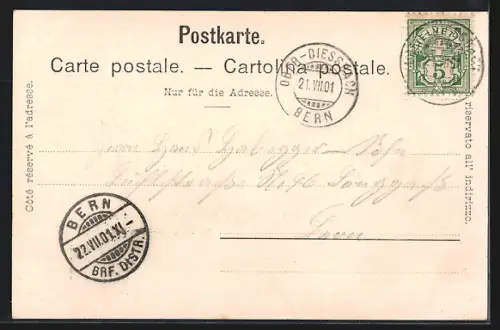 AK Oberdiessbach, Hotel und Pension Falkenfluh