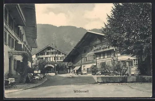 AK Wilderswil, Hotel-Pension Baeren, Restaurant-Pension Alpenblick