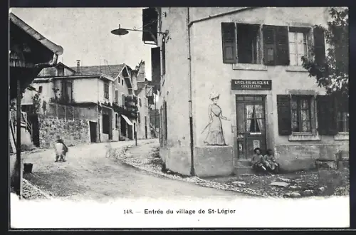 AK St-Légier, Entrée du Village, Strassenpartie