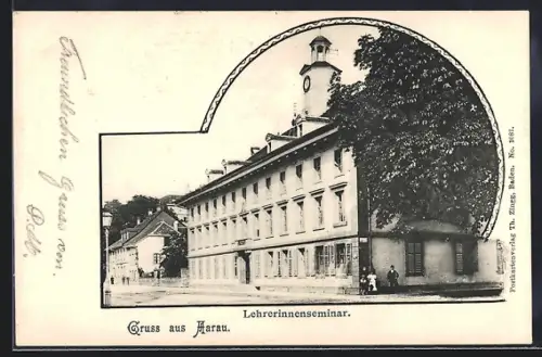 AK Aarau, Lehrerinnenseminar, Strassenpartie