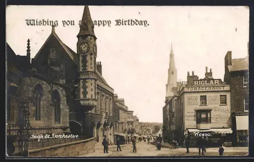 AK Dorchester, High Street, Happy Birthday