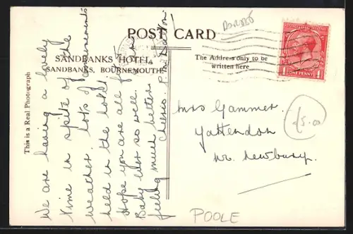 AK Poole, Sandbanks Hotel Swimming Pool