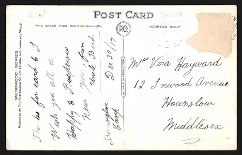 AK Dorset, Bovington Camp, Hospital, Y.M.C.A. Hut, High St., Chopping Wood