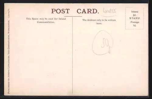 Künstler-AK Worcester, King Charles`s House