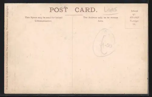 Künstler-AK Worcester, The Commandery, Entrance from Sidbury