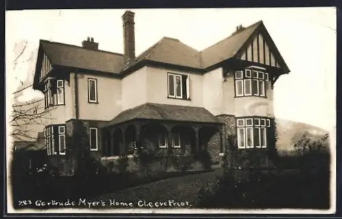 AK Cleeve Prior, Gertrude Myer`s Home