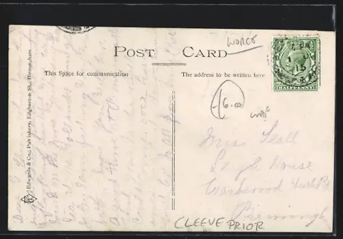 AK Cleeve Prior, Gertrude Myer`s Home