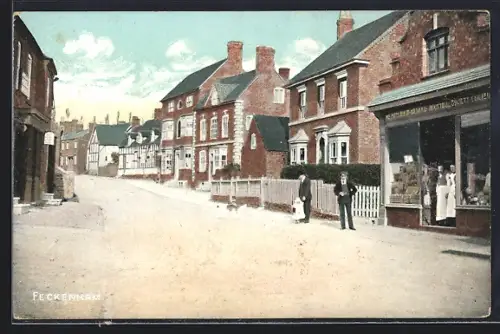 AK Feckenham, Street view with houses and shops