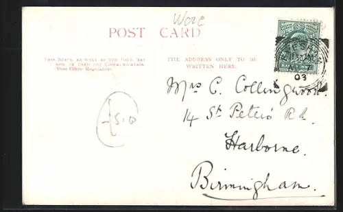 AK Childswickham near Broadway, Cross and Church