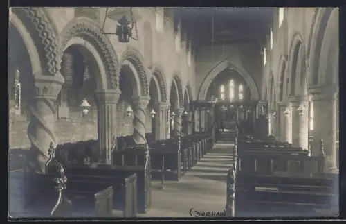 AK Pittington /Durham, Interior of the church