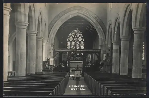AK Durham, St. Oswald`s, Interior of the church