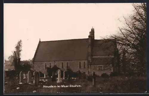 AK Howden-le-Wear, Church with churchyard