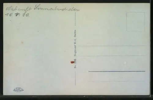 AK Stettin, Am Dampferschiffsbollwerk