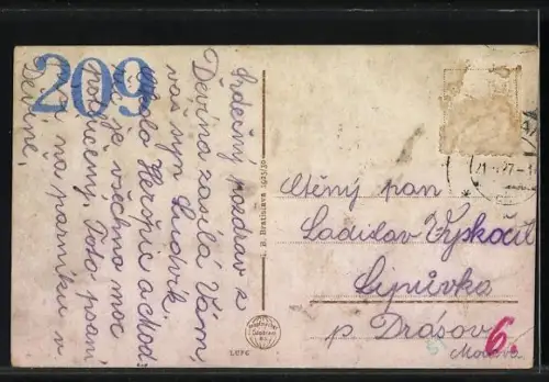 AK Devin, Dampfschiff Luitpold vor Bergmassiv