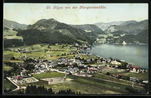 AK St. Gilgen, Gesamtansicht von der Margaretenhöhe