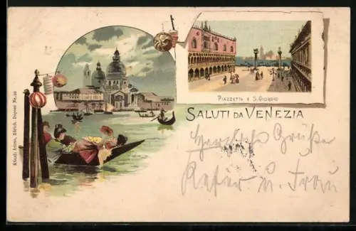 Lithographie Venezia, Piazzetta e S. Giorgio